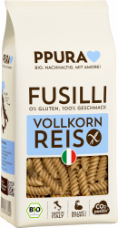 🍝🌾 PPURA Glutenfreie Bio Pasta Fusilli aus Vollkornreis 400g - Natürliche italienische Bio Nudeln aus Vollkornreis Angebot bei HelloDeals