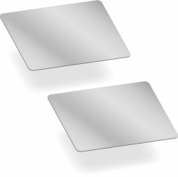 🌟 MAGATI Handspiegel - Doppelseitiger, ultradünner, kompakter Kosmetikspiegel aus Kunststoff 🌺 Angebot bei HelloDeals