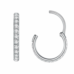Popuhoops Nasenring Zirkonia Knorpel Ohrring 🌟 Piercing Schmuck 0.8mm 1 Stück Angebot bei HelloDeals