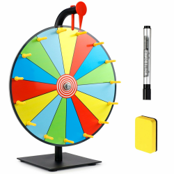 🎉 Glücksrad zum Drehen 30cm Drehrad Glücksrad Zum Selbstgestalten 🎲 Angebot bei HelloDeals