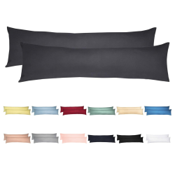 Livessa Seitenschläferkissen Bezug 40 x 145 (2er Set) 💤🌙 Angebot bei HelloDeals