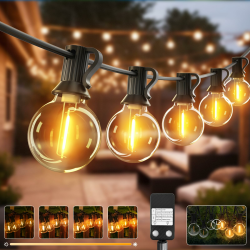 🌟 btfarm 10M Lichterkette Außen Dimmbar, LED Outdoor Lichterkette mit Timer 🎉 Angebot bei HelloDeals