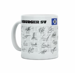 🔵🔷 HSV Hamburger SV Tasse Becher Kaffeetasse Signature Unterschriften Autogramme 🖊️🔵 Team 2024/2025 🔷🔵 Angebot bei HelloDeals
