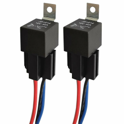 🚗🔧 Gebildet 12 V 40 A Auto Relais mit 12 AWG Kabelbaum 🚦🔌 Angebot bei HelloDeals