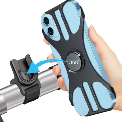🚴‍♂️ Deerfun Handyhalterung Fahrrad 📱 Universal 360°Verstellbare Halterung für 4,0-7,0 Zoll Smartphone Angebot bei HelloDeals