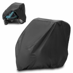 🚲 Universal Faltgarage für Fahrradanhänger | Wasserdichte Abdeckung in Schwarz Angebot bei HelloDeals