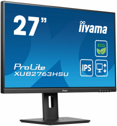 🖥️ iiyama Prolite XUB2763HSU-B1 68,6cm 27" IPS LED-Monitor Full-HD 100Hz HDMI DP USB3.2 Slim-Line Höhenverstellung Pivot FreeSync Energieklasse B schwarz Angebot bei HelloDeals