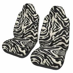 🦓 BUULOO Zebra Tier Auto Sitzbezug 2 Stück Set 🦓 Angebot bei HelloDeals