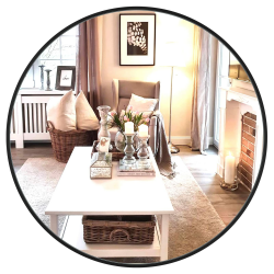 Dripex Rund Wandspiegel 50cm mit Aluminiumrahmen | Schminkspiegel für Badzimmer | Dekorativ und Unbrechbar ✨ Angebot bei HelloDeals