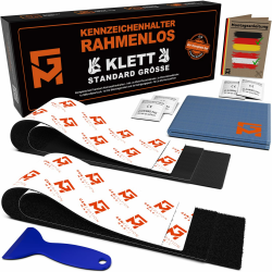 ☑️ GENMAG Rahmenloser Kennzeichenhalter | Wetterfest & Extra-Stark Angebot bei HelloDeals