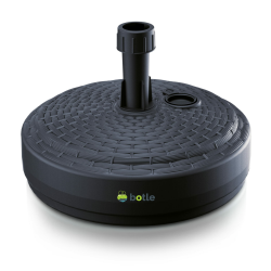 Schirmständer Schirmhalter Sonnenschirmständer Anthrazit Rattan Muster 🏖️ Angebot bei HelloDeals