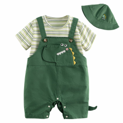 👶👕🧢 Volunboy 3tlg Babykleidung Set - Sommer Outfit für Babys Angebot bei HelloDeals