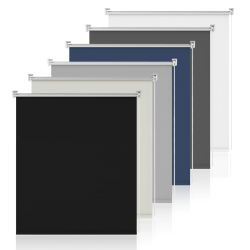 🌞 Verdunkelungsrollo ohne Bohren Klemmrollos für Fenster Schwarz B120 x H120cm 🌙 Angebot bei HelloDeals