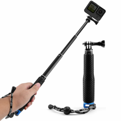 📸 Selfie Stick für GoPro: 49CM Teleskop-Selfie Stick für GoPro Hero 12 11 10 9 8 Angebot bei HelloDeals