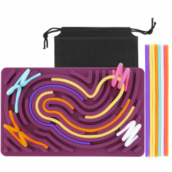 🌈 ddLUCK Sensorik Activity Board | Silikon Sensory Fidget Spielzeug 🧩 Angebot bei HelloDeals