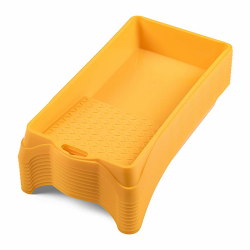 🎨 HARDY WORKING TOOLS 10x Farbwannen, Farbschale 16x30cm, gelb, A0146-221030 Angebot bei HelloDeals