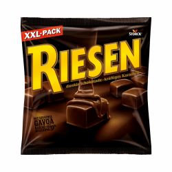 🍫😋 RIESEN Bonbons mit Schokokaramell in dunkler Schokolade 377g - Angebotspreis 2.36€ Angebot bei HelloDeals
