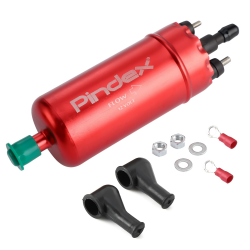 🚗🔧 Pindex Elektrische Hochdruck-Kraftstoffpumpe 12V,Inline-Kraftstoffpumpe,Benzinpumpe für Benzin, Diesel,Universelle Ersatz-Kraftstoffförderpumpe 0580464070 (Rot) - Angebot Angebot bei HelloDeals