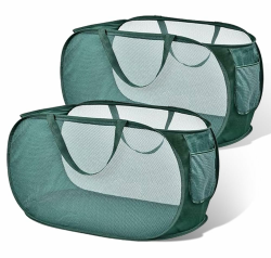 👜Pop Up Wäschekorb Set - Faltbar & Praktisch🌿 Angebot bei HelloDeals