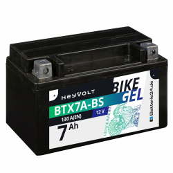 HeyVolt GEL Motorradbatterie 12V 7Ah 50615 BTX7A-BS YTX7A-BS CTX7A-BS SLA12-7Z-S FTX7A-BS GTX7A 7Ah YTX7A-BS 🏍️ Angebot bei HelloDeals