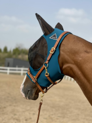 TGW Riding Super Fit Pferdefliegenmaske Pferde Fliegenmaske Horse Fly Mask (L, Dark Green) 🐎🪰 Angebot bei HelloDeals