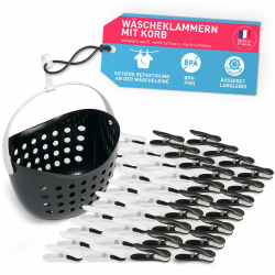 🌟 Exklusives Angebot: Wäscheklammern-Set mit Korb und Soft Clips 🌟 Angebot bei HelloDeals