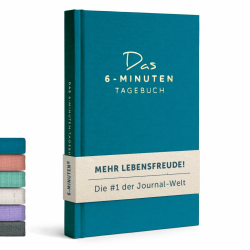 6-Minuten Tagebuch für Erwachsene 2025 (Das Original) 📔 - Achtsamkeitstagebuch, Wissenschaftlich Fundiertes Journal Buch 🌟 - Dankbarkeitstagebuch für Mehr Resilienz & Selbstliebe Angebot bei HelloDeals