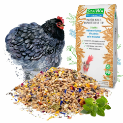 🌿🐔 STAWA Hühnerfutter Vitalmix mit Kräuter - Bestes Geflügelkörnerfutter 25 kg 🌿🐔 Angebot bei HelloDeals
