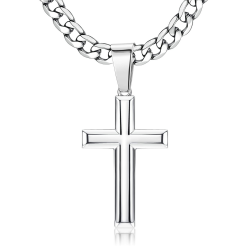 Chriscoco 925 Sterling Silber Kreuz Anhänger Halskette Angebot bei HelloDeals