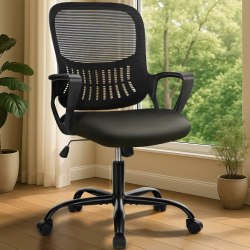 DUMOS Bürostuhl Ergonomisch mit Lendenwirbelstütze ⭐️ Angebot bei HelloDeals