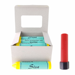 🚗 Sisa 12 St Reifenkreide Fettkreide Gelb Reifen Kreide Satz + Gratis Griff 🚗 Angebot bei HelloDeals