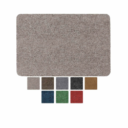 ANRO Fußmatte Schmutzfangmatte waschbar wasserdicht robust Schmutzfänger für Eingang, Haustür, Flur, Küche, Schlafzimmer Poet Größe 40x60cm Carpet Hellbraun Angebot bei HelloDeals