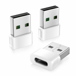 📱 Basesailor iPhone 16 16e 15 Ladegerät Adapter, USB auf USB C Adapter 3er Pack Angebot bei HelloDeals