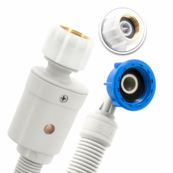 🌊🔒 Aquastop Schlauch 🌊🔒 Sicherheitszulaufschlauch für Waschmaschine und Geschirrspüler, 1,5m Angebot bei HelloDeals