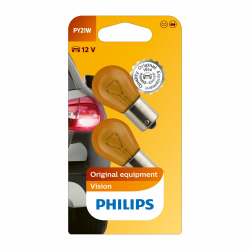 Philips Automotive Lighting Phillips Vision PY 21W 12V Standard-Signal- und -Innenbeleuchtung, 2-er Packung 🚗💡 Angebot bei HelloDeals