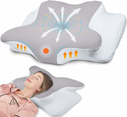 🔥 HotHands Memory Foam Kissen 🦋 Ergonomisches Orthopädisches Kissen 62x41x13/11cm Angebot bei HelloDeals