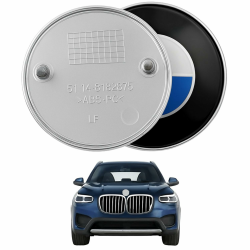 Motorhaubenemblem 82 mm für BMW - Logo für E46, E39, E38, E90, E60, Z3, Z4, X3, X5 usw. ✅ Angebot bei HelloDeals