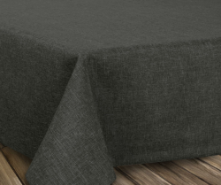 BEAUTEX Fleckenabweisende und bügelfreie Tischdecke mit Lotuseffekt - Dunkelgrau 90x90 cm Angebot bei HelloDeals