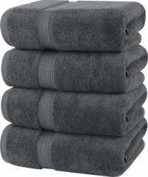 🌟 Super Angebot! Utopia Towels - 4er-Pack Badetücher Set aus 100% Baumwolle 🛁 Angebot bei HelloDeals