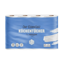 🌟 Amazon Küchenrolle Deal: 3-lagig, 4 Rollen (4 Rollen, 1-er Pack) 🌟 Angebot bei HelloDeals