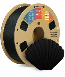 Angebot: Matte PLA Filament 1.75 mm, 1kg (2.2 lbs) Spule - 1kg-01 Schwarz 🖨️ Angebot bei HelloDeals
