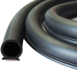 Universal Autotür Türdichtung Gummidichtung 🚗 D-förmig 10M(5M+5M) Gummiprofil Türdichtung für Autotür, Tür, Fenster Angebot bei HelloDeals
