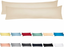Luxuriöser Kissenbezug für Seitenschläferkissen 40 x 145 (2er Set) 😴🌟 Angebot bei HelloDeals