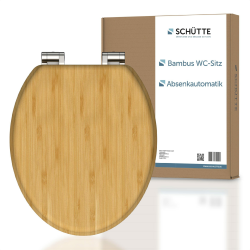 SCHÜTTE WC-Sitz BAMBOO mit Absenkautomatik 🎋 Angebot bei HelloDeals