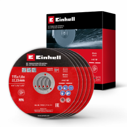 🔥 Angebot! Original Einhell 5-tlg. Dünntrennscheiben-Set für Metall, Ø 115 mm Angebot bei HelloDeals