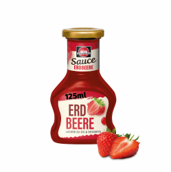 Schwartau Erdbeere Dessert Sauce 🍓🍦🍰 - Verfeinern von Desserts und Eis - 125ml Angebot bei HelloDeals