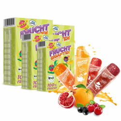 Angebot: 4x FRUCHTGIGANTEN Wassereis - 40 Fruchteis - 100% Frucht 🍓🍊 - Superfood Wasser Eis Angebot bei HelloDeals