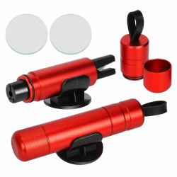 Desoto Notfallhammer fürs Auto, 2er Set Nothammer mit Gurtschneider & gehärteten Spitzen Angebot bei HelloDeals