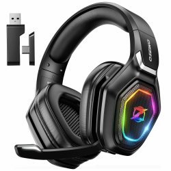 🎮 Ozeino Kabelloses Gaming-Headset mit Mikrofon, 2,4 G & Typ-C-Sender 🎧 Angebot bei HelloDeals