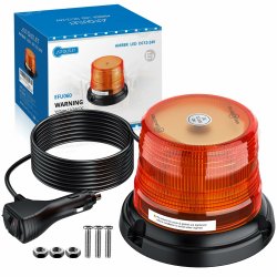 AUTOUTLET Rundumleuchte, 12 LED Gelb Rundumleuchte 10V-30V Magnet Warnleuchte 🚨 Angebot bei HelloDeals